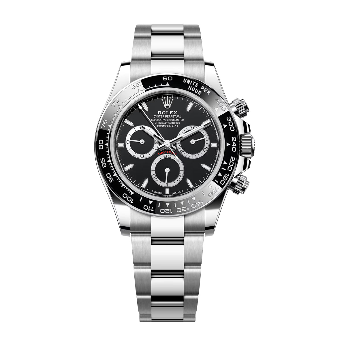 Rolex Daytona Black Dial Style Automatic Watch / AAA Grade