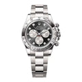 Rolex Daytona Black Dial White Gold Style Automatic Watch / AAA Grade