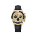 Rolex Daytona Champagne and Black Dial Yellow Gold Style Automatic Watch / AAA Grade