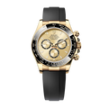 Rolex Daytona Champagne and Black Dial Yellow Gold Style Automatic Watch / AAA Grade