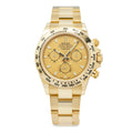 Rolex Daytona Gold Dial Yellow Gold Style Automatic Watch / AAA Grade