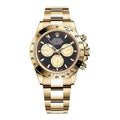 Rolex Daytona Paul Newman Black Dial Yellow Gold Style Automatic Watch / AAA Grade
