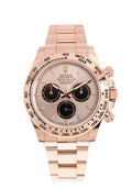 Rolex Daytona Pink and Black Dial Rose Gold Style Automatic Watch / AAA Grade