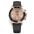 Rolex Daytona Rose Gold Dial Rose Gold Oysterflex Style Automatic Watch / AAA Grade
