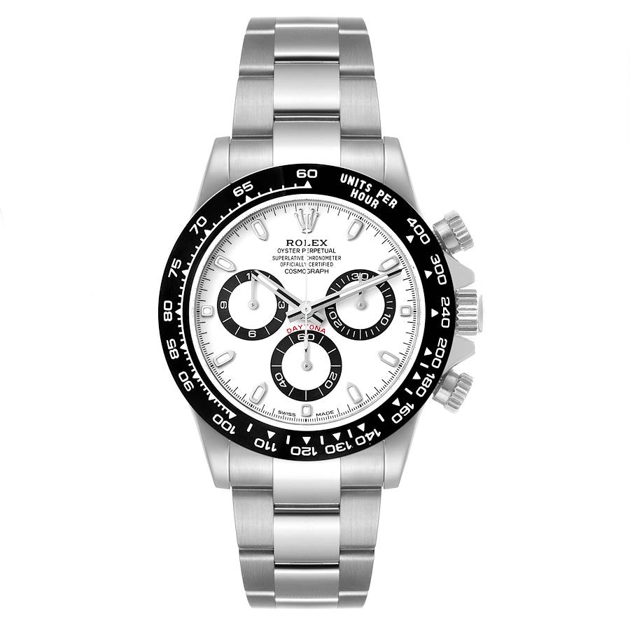 Rolex Daytona White Dial Ceramic Bezel Style Automatic Watch / AAA Grade