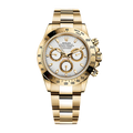 Rolex Daytona White Dial Yellow Gold Style Automatic Watch / AAA Grade